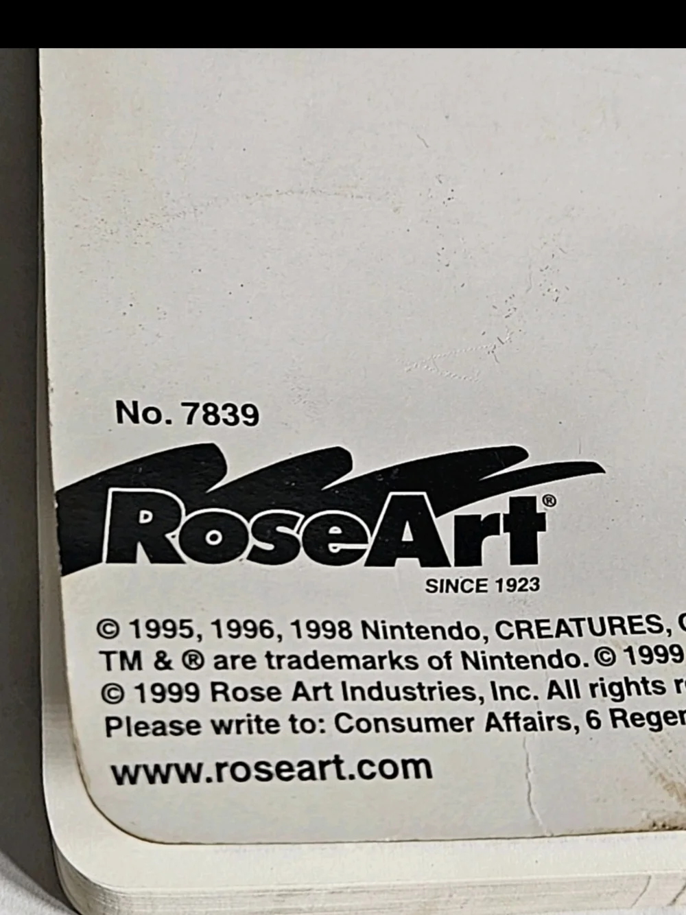 Pokemon Roseart Stationary Note Pad Charmander, Pickachu, Squirtle 1999 Vintage